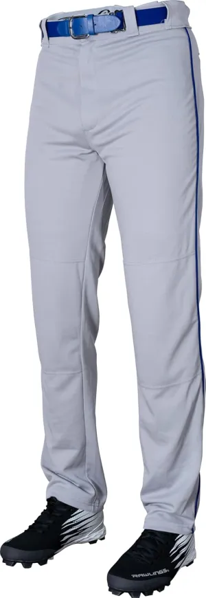 Rawlings Semi-Relaxed Full Length Baseball Pant | Solid & Piped Options | Youth Sizes | Multiple Colors