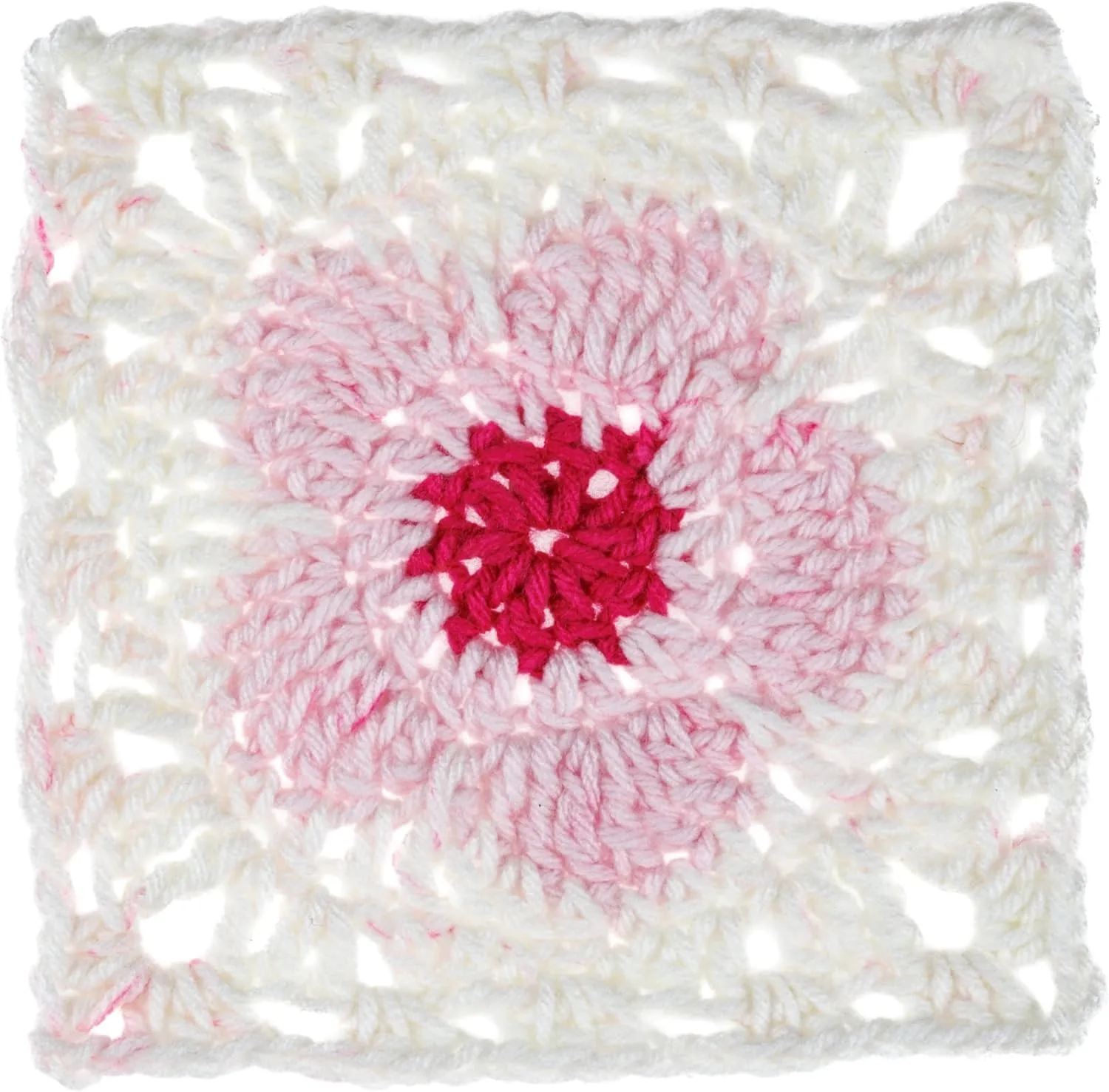 Red Heart All in ONE Flower Power Cherry Blossom Yarn - 3 Pack of 8.8oz/250g - 100% Acrylic - #4 Worsted (Medium) - 440 Yards - Knitting/Crochet