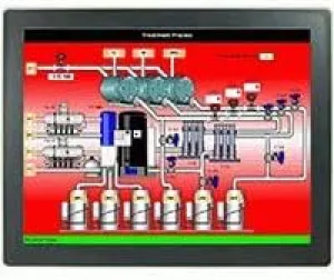 Red Lion Controls/N-Tron G15C1100 15",Indoor, 485, ETH,24V, Graphite 15" Modular HMI, Dual Ethernet, Indoor