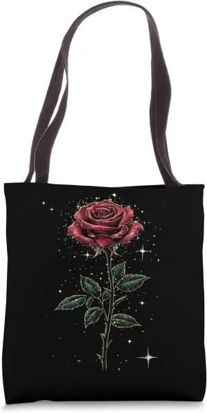 Red Rose Flower Botanist Garden Gardening Flower Rose Tote Bag