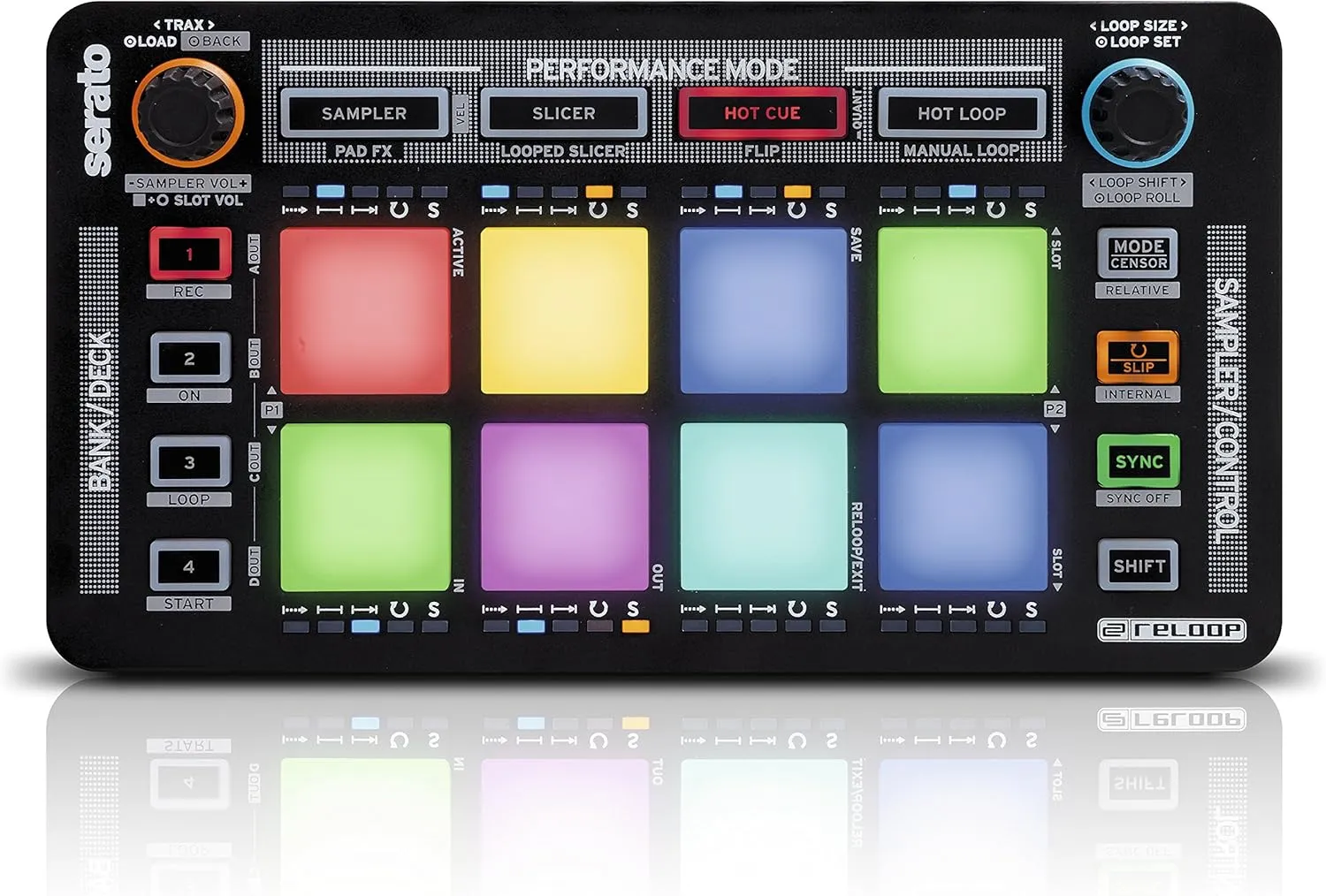 Reloop Neon USB Modular Performance Pad Controller