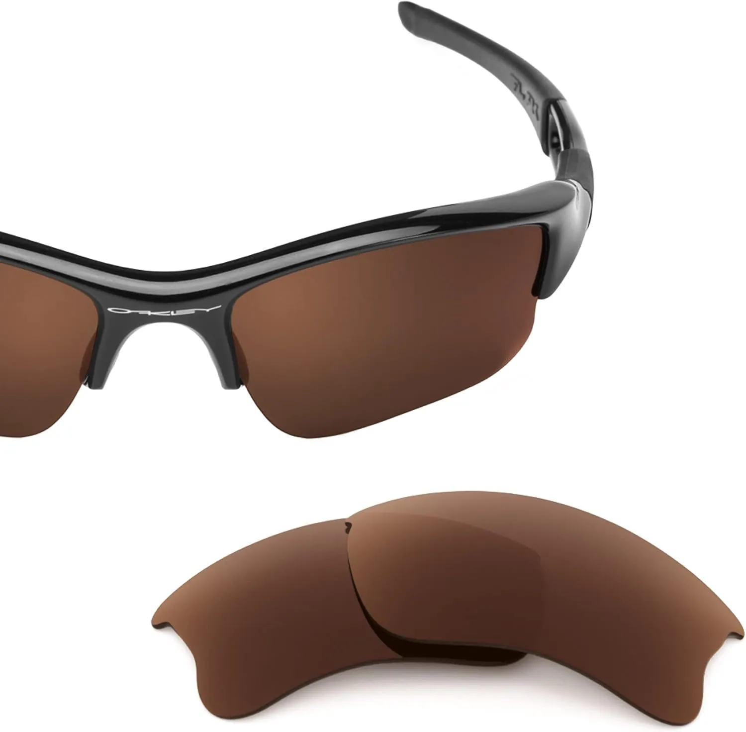 Revant Replacement Lenses for Oakley Flak Jacket XLJ sunglasses, Polarized Options, Anti-Scratch and Impact Resistant