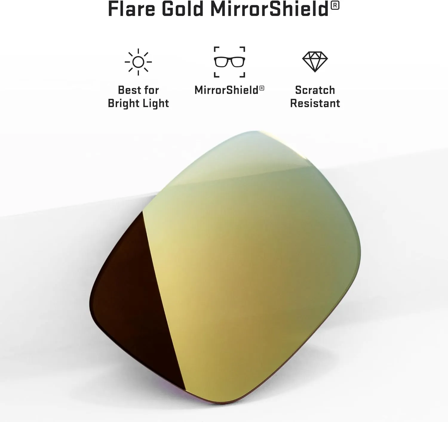 Revant Replacement Lenses for Oakley Monster Dog sunglasses, Polarized Options, Anti-Scratch and Impact Resistant