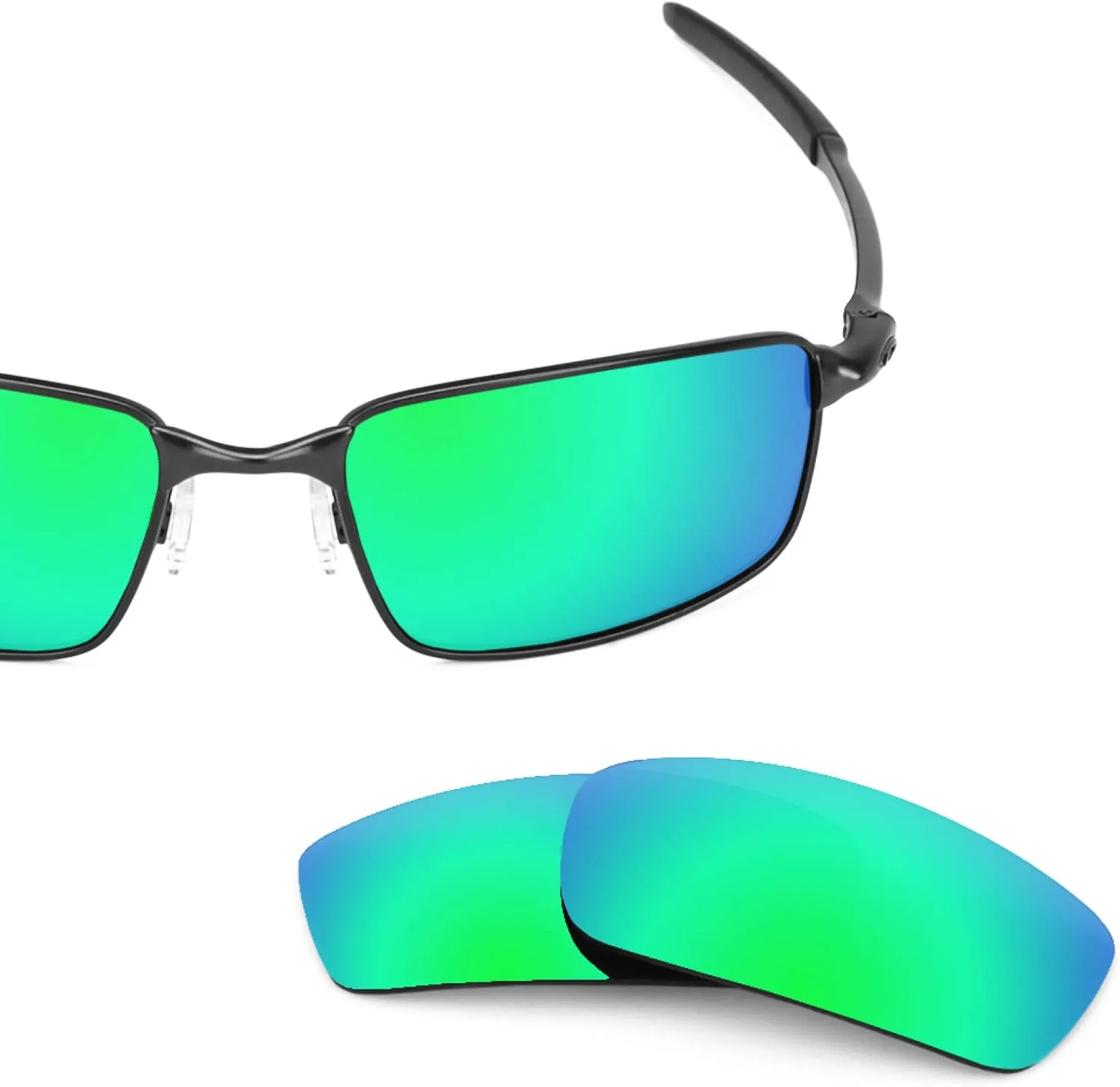 Revant Replacement Lenses for Oakley Square Wire New (2006) sunglasses, Polarized Options, Anti-Scratch and Impact Resistant