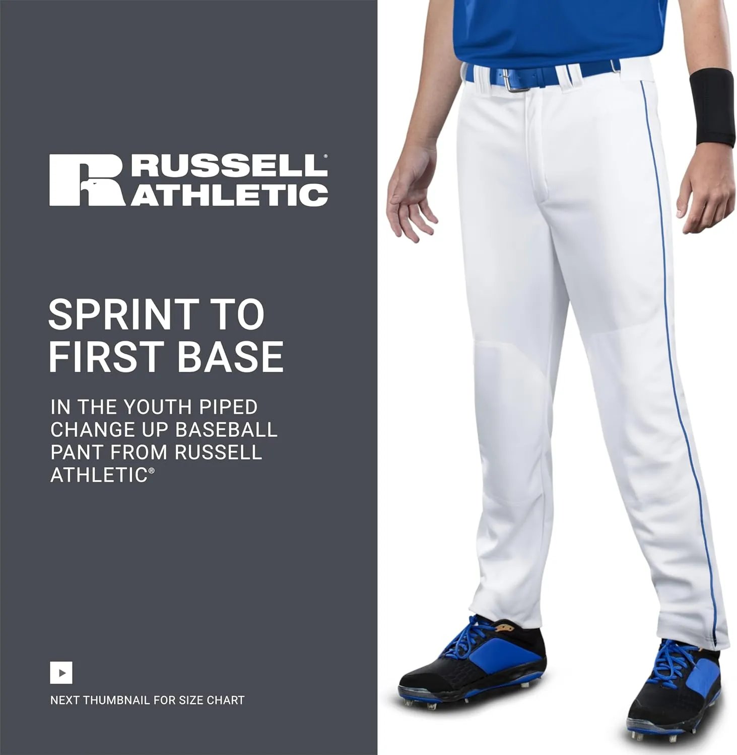 Russell Athletic Boys Youth Piped Baseball Pant - Comfort, Style and Durability