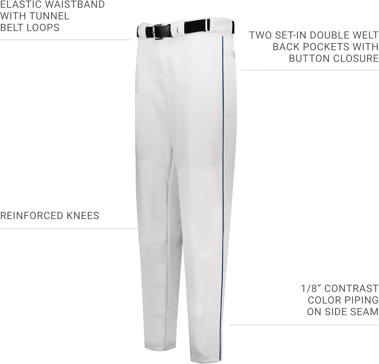 Russell Athletic Men's Piped Diamond Series Baseball Pant 2.0