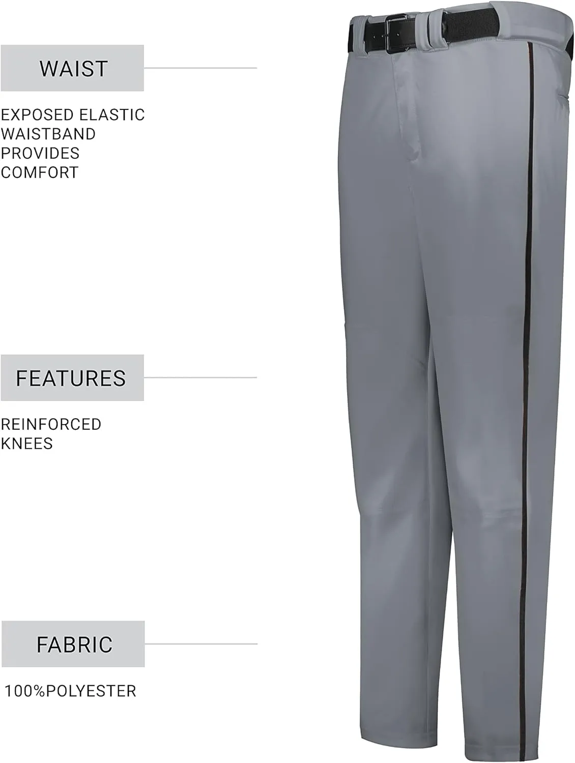 Russell Athletic Piped Change Pant-Comfort and Performance: Ideal for Baseball, Softball, and Fastpitch