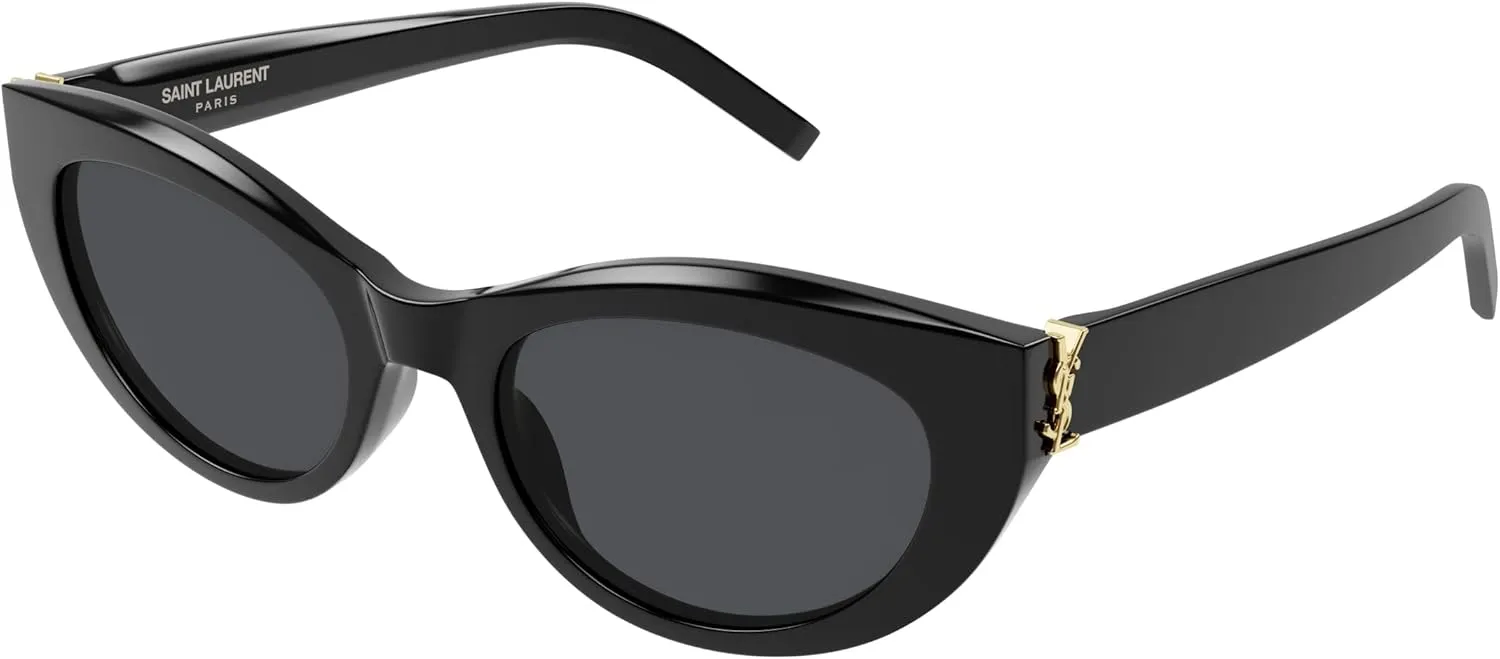 Saint Laurent Women's Monogram Hinge Narrow Cat Eye Sunglasses