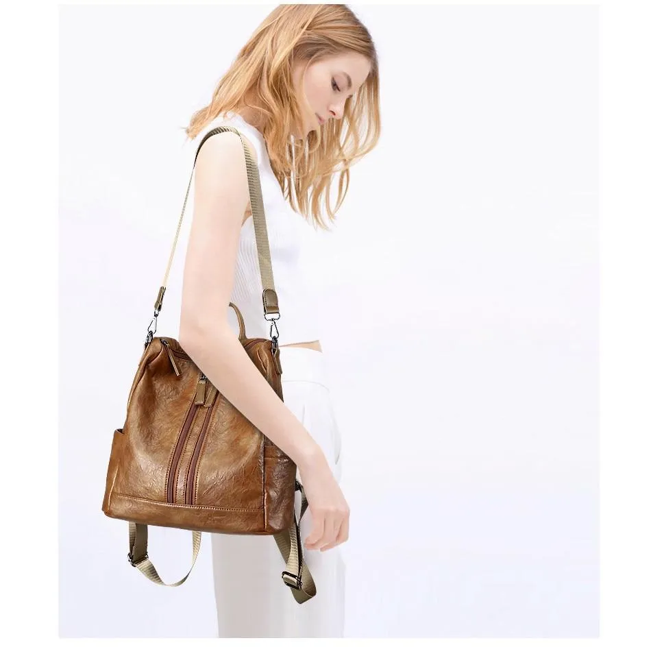 School Escolar Mochila Vibrant Leather - Women's Bags Price drop Backpack