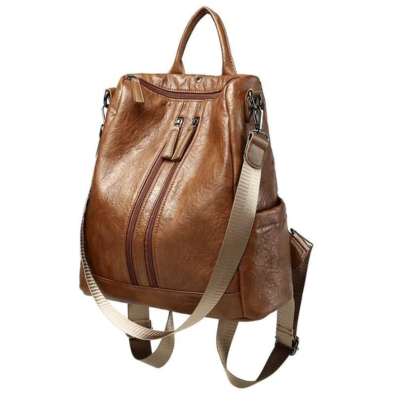 School Escolar Mochila Vibrant Leather - Women's Bags Price drop Backpack