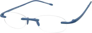 Scojo New York Gels Original Blue Light Reading Glasses, Handmade Scratch Resistant Readers for Women and Men