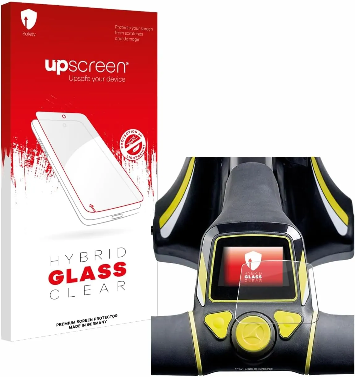 Screen Protector Film compatible with Motocaddy M3 Pro Electric Trolley - 9H Glass Protection, Extreme Scratch Resistant