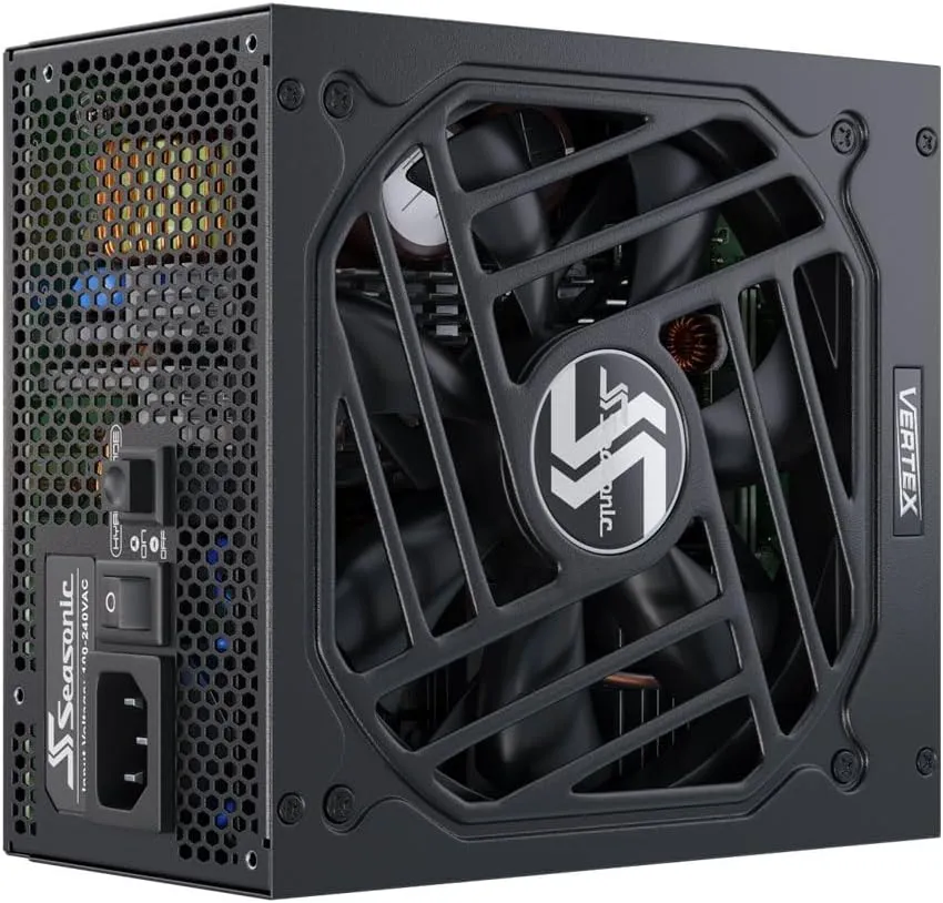 Seasonic VERTEX GX-1200 - 1200W - 80  Gold - ATX 3.0 & PCIe 5.0 Ready - Full-Modular - ATX Form Factor - Low Noise - 12 Year Warranty - Nvidia RTX 30/40 Super & AMD GPU Compatible (Renewed)