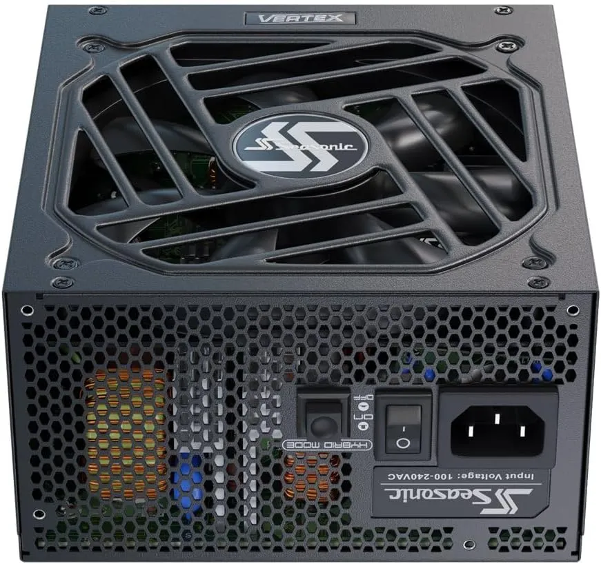 Seasonic VERTEX GX-1200 - 1200W - 80  Gold - ATX 3.0 & PCIe 5.0 Ready - Full-Modular - ATX Form Factor - Low Noise - 12 Year Warranty - Nvidia RTX 30/40 Super & AMD GPU Compatible (Renewed)