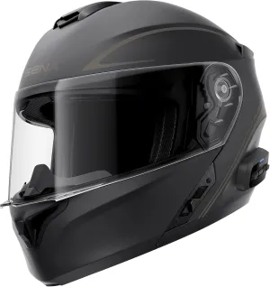 SenaOutrush Bluetooth Modular Motorcycle Helmet with Intercom System, DOT