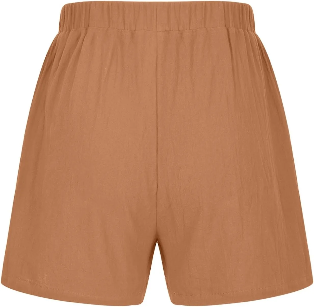 Shorts for Women 2025 Summer Linen Shorts Drawstring High Waisted Lightweight Casual Beach Vacation Outfit