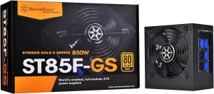 Silverstone Strider ST85F-GS V2.0, 80 Plus Gold 850W Fully Modular ATX / PS2 Power Supply, SST-ST85F-GS V2