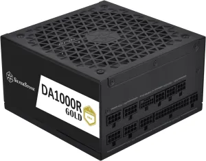 SilverStone Technology Decathlon DA1000R Gold Cybenetics Gold 1000W PCIe 5.0 Fully Modular ATX 3.0 Power Supply, SST-DA1000R-GM
