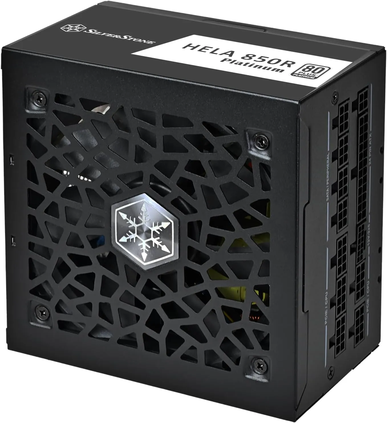 SilverStone Technology HELA 850R Platinum 80 Plus Platinum 850W ATX 3.1 Power Supply, SST-HA850R-PMA