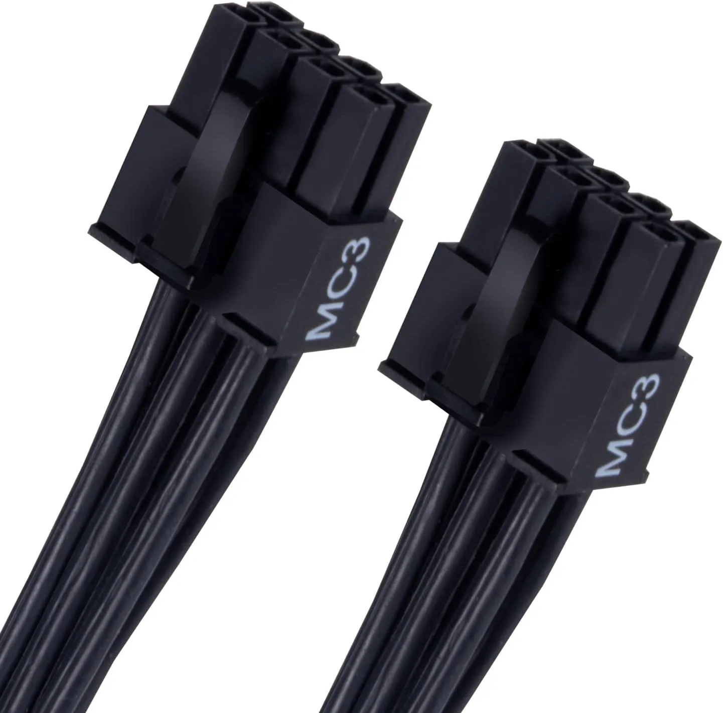 SilverStone Technology PP14-EPS Dual EPS 8 pin (PSU) to 12 4 pin (GPU) 12VHPWR PCIe Gen5 Cable for Silverstone 3rd Gen PSUs, SST-PP14-EPS