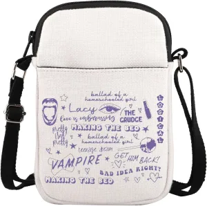 Singer Crossbody Bag Singer Album Inspired Gift Singer Merch Singer Fans Gift Sour Gift Sour Album Crossbody Bag Lyrics Gift