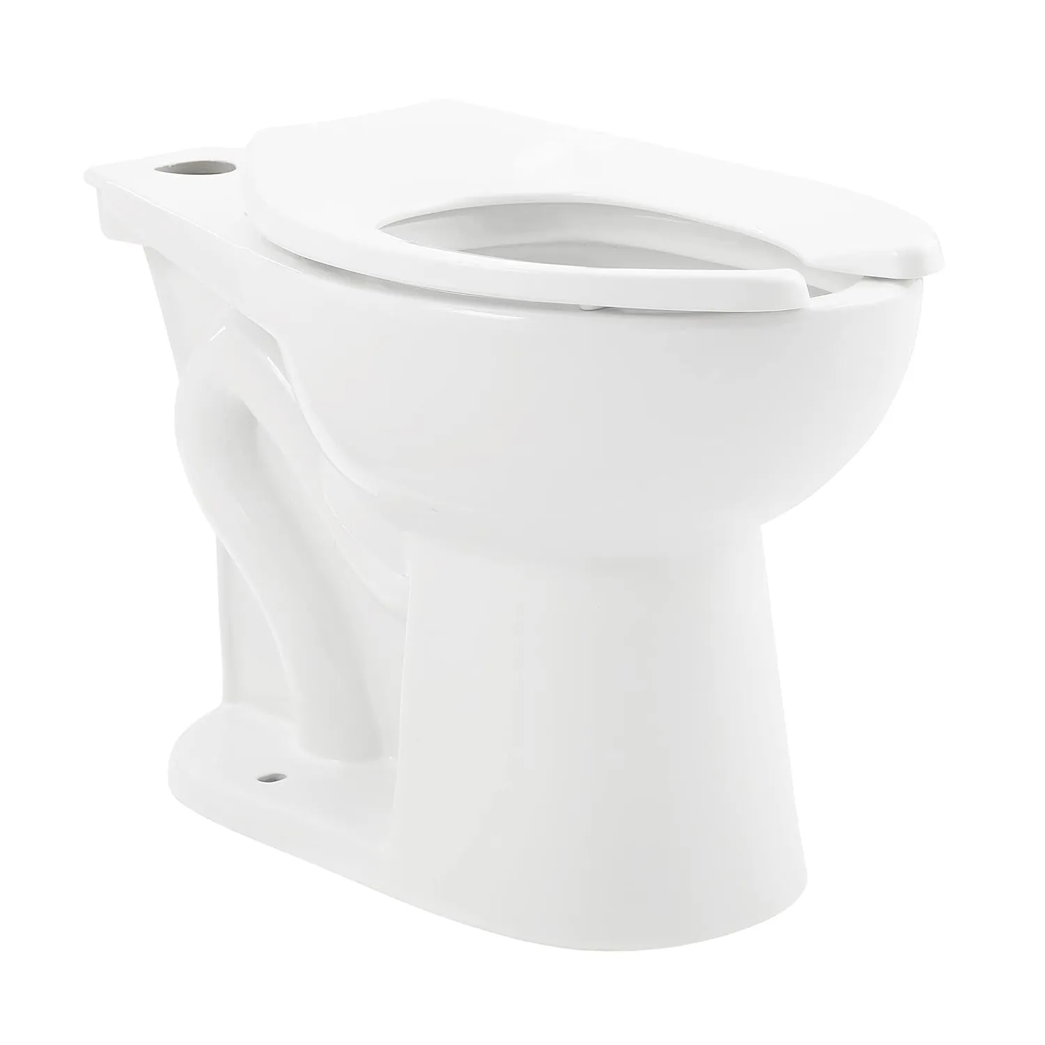 Sirène Floor-Mounted Comfort Height Commercial Elongated Top Flush Spud Flushometer Toilet Bowl