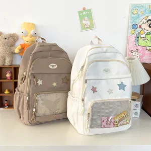 Sister Transparent Cartoon Large Capacity Versatile Backpacks