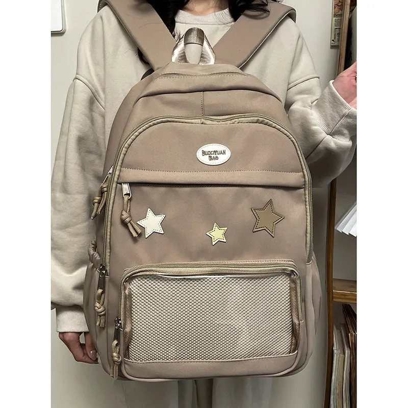 Sister Transparent Cartoon Large Capacity Versatile Backpacks