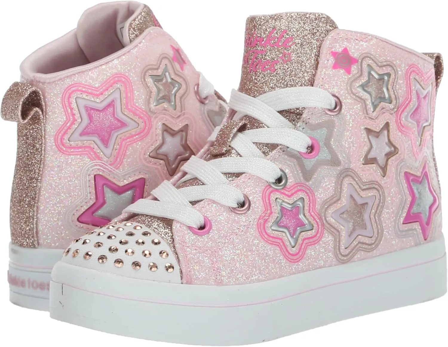 Skechers Girl's TWI-Lites 2.0-Star Gloss Sneaker