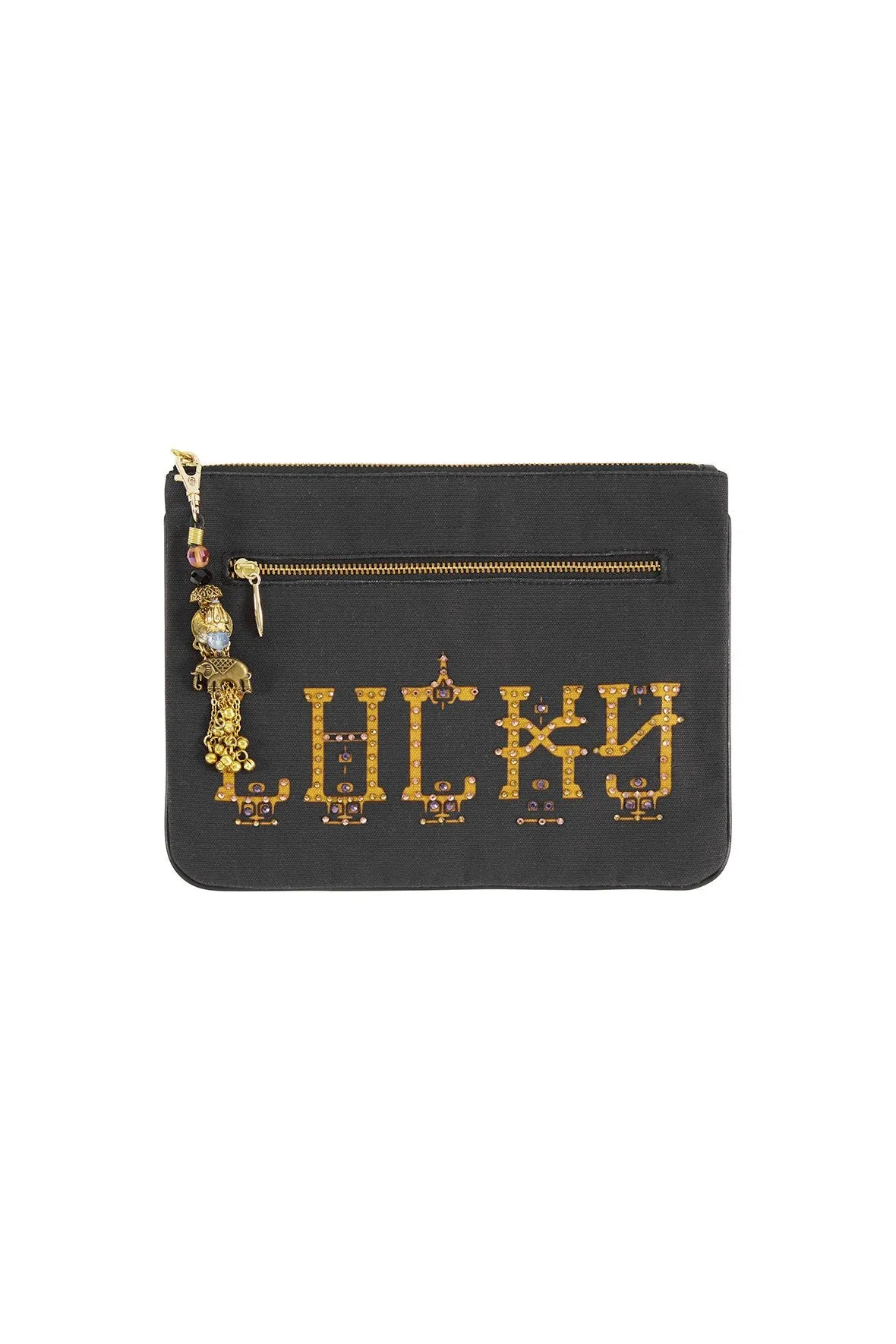 SMALL CANVAS CLUTCH LUCKY STARS