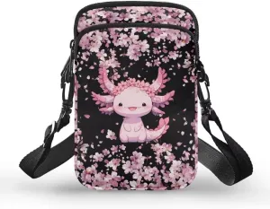 Small Crossbody Cell Phone Purse, Lightweight Mini Messenger Shoulder Handbag Wallet with Adjustable Strap