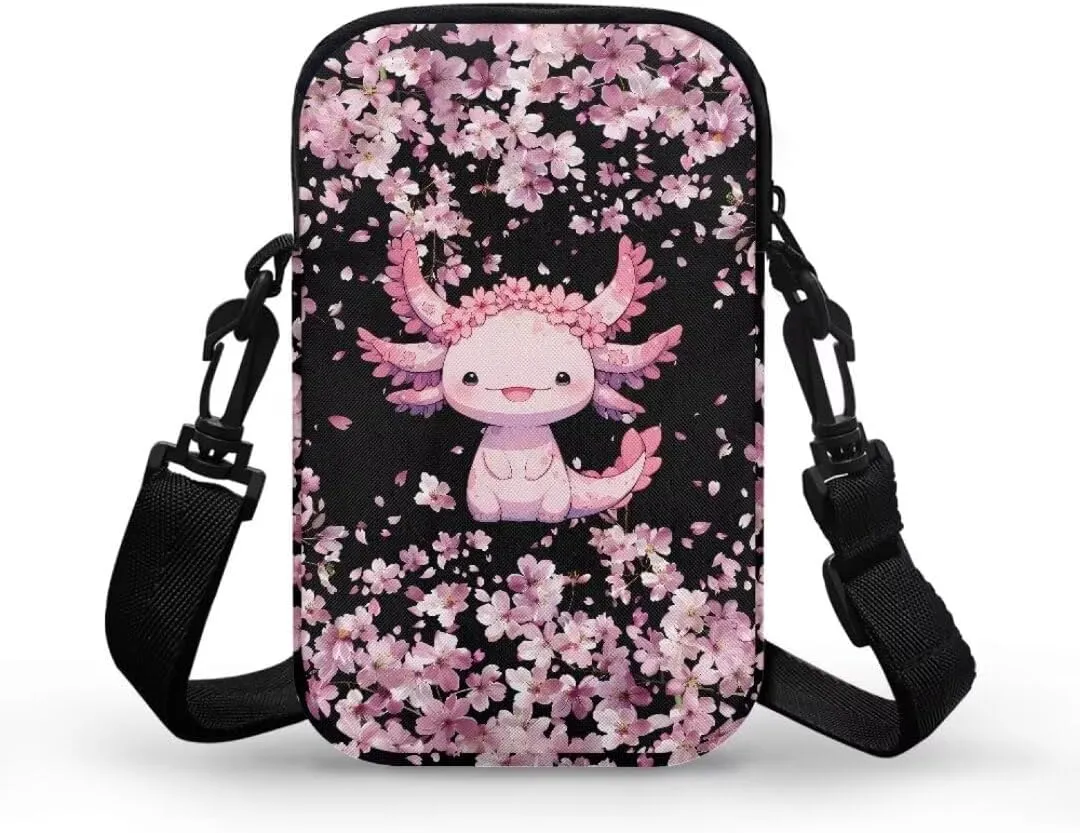 Small Crossbody Cell Phone Purse, Lightweight Mini Messenger Shoulder Handbag Wallet with Adjustable Strap