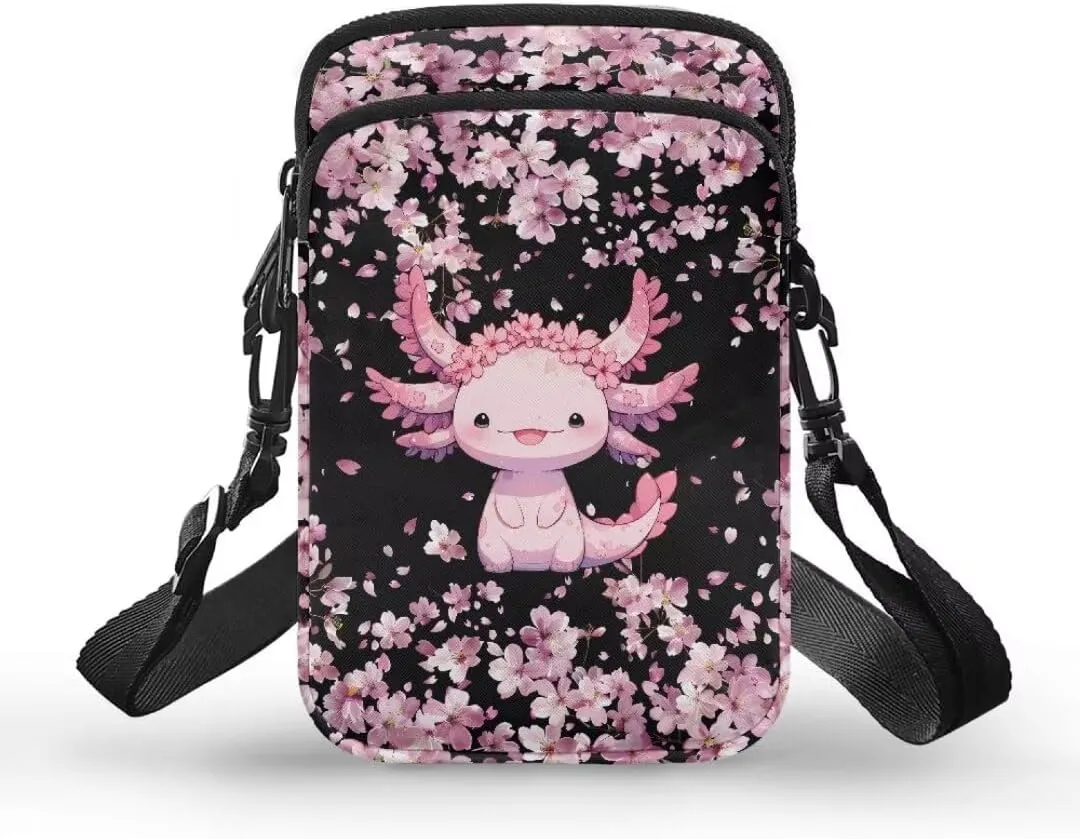 Small Crossbody Cell Phone Purse, Lightweight Mini Messenger Shoulder Handbag Wallet with Adjustable Strap