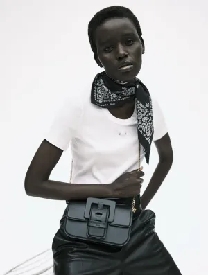 Small "Like Me" bag in black leather