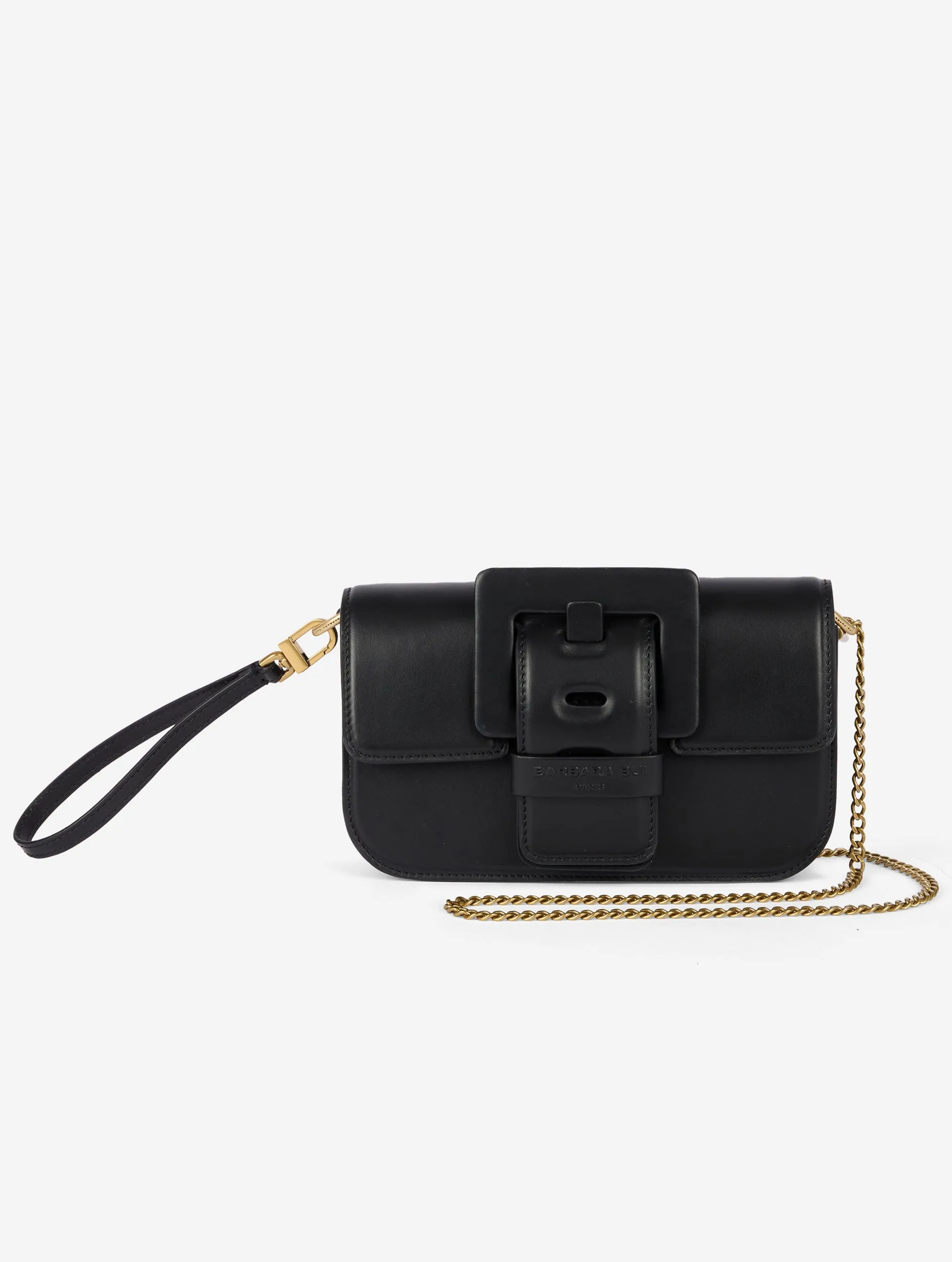 Small "Like Me" bag in black leather