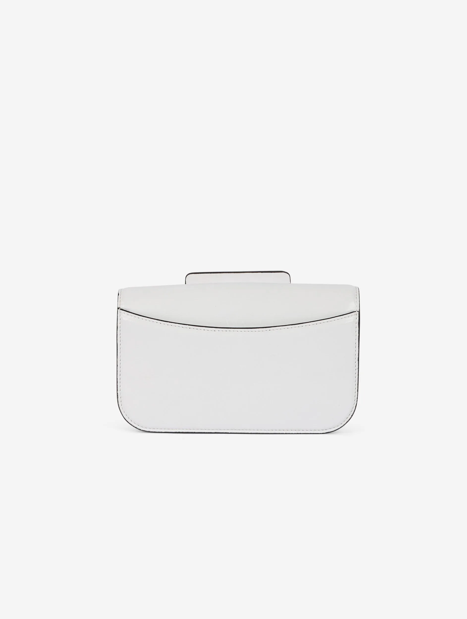 Small "Like Me" bag in white leather