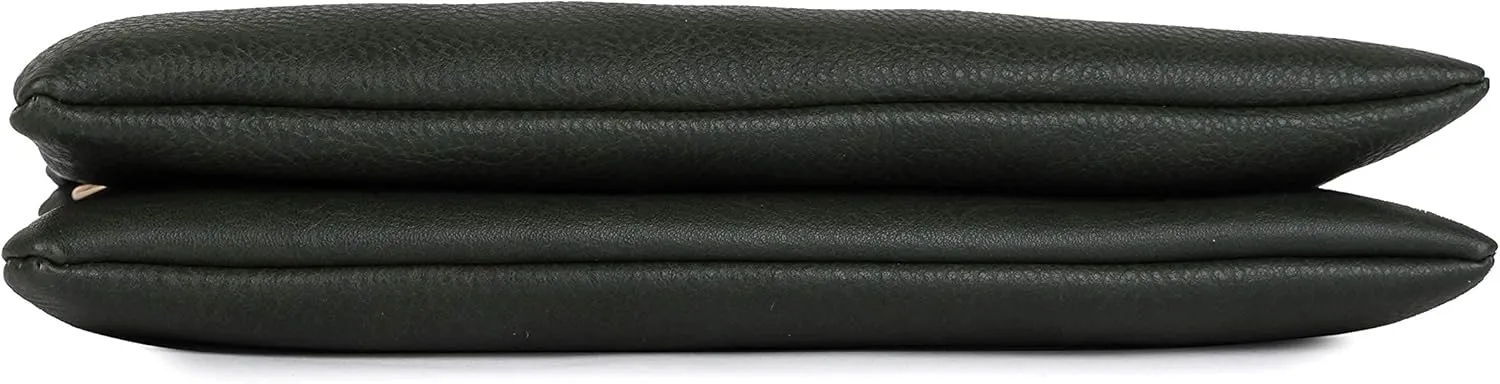 Solene Women's Lightweight Multi Compartment Wristlet Clutch Wallet Crossbody Bag
