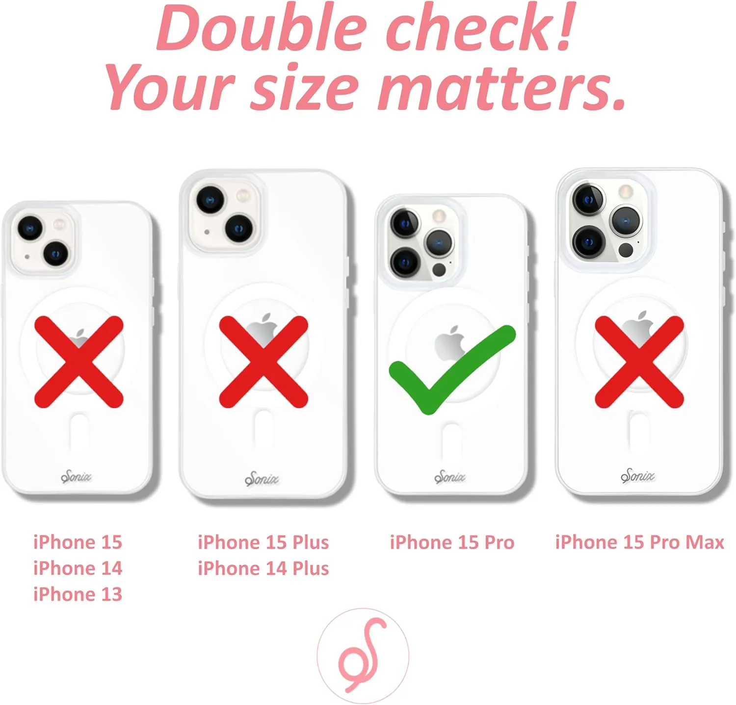 Sonix x Sanrio Phone Case for iPhone 15 Pro | Compatible with Magsafe | 10ft Drop Tested | Hello Kitty & Friends Ice Cream Parlor | iPhone 15 Pro