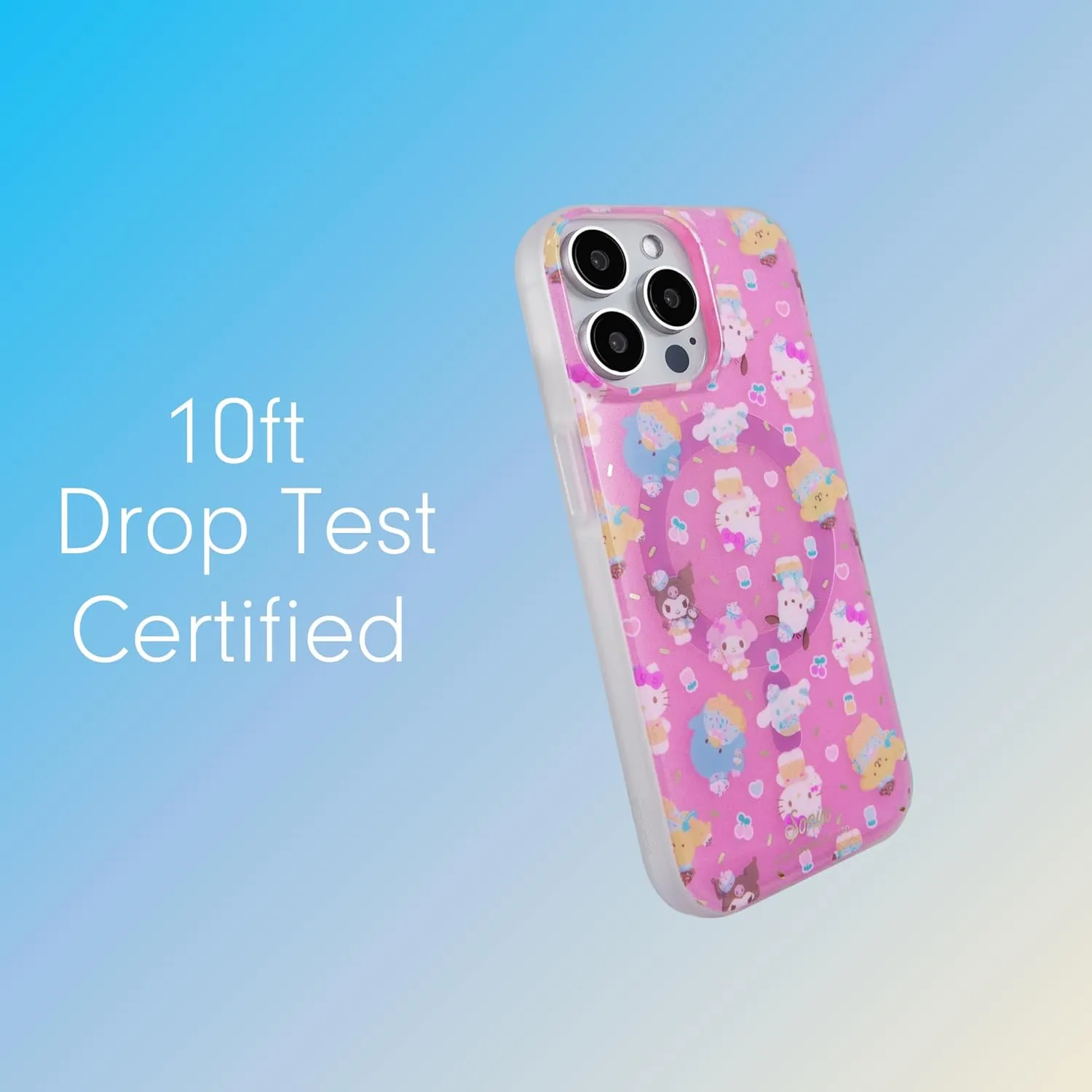 Sonix x Sanrio Phone Case for iPhone 15 Pro | Compatible with Magsafe | 10ft Drop Tested | Hello Kitty & Friends Ice Cream Parlor | iPhone 15 Pro