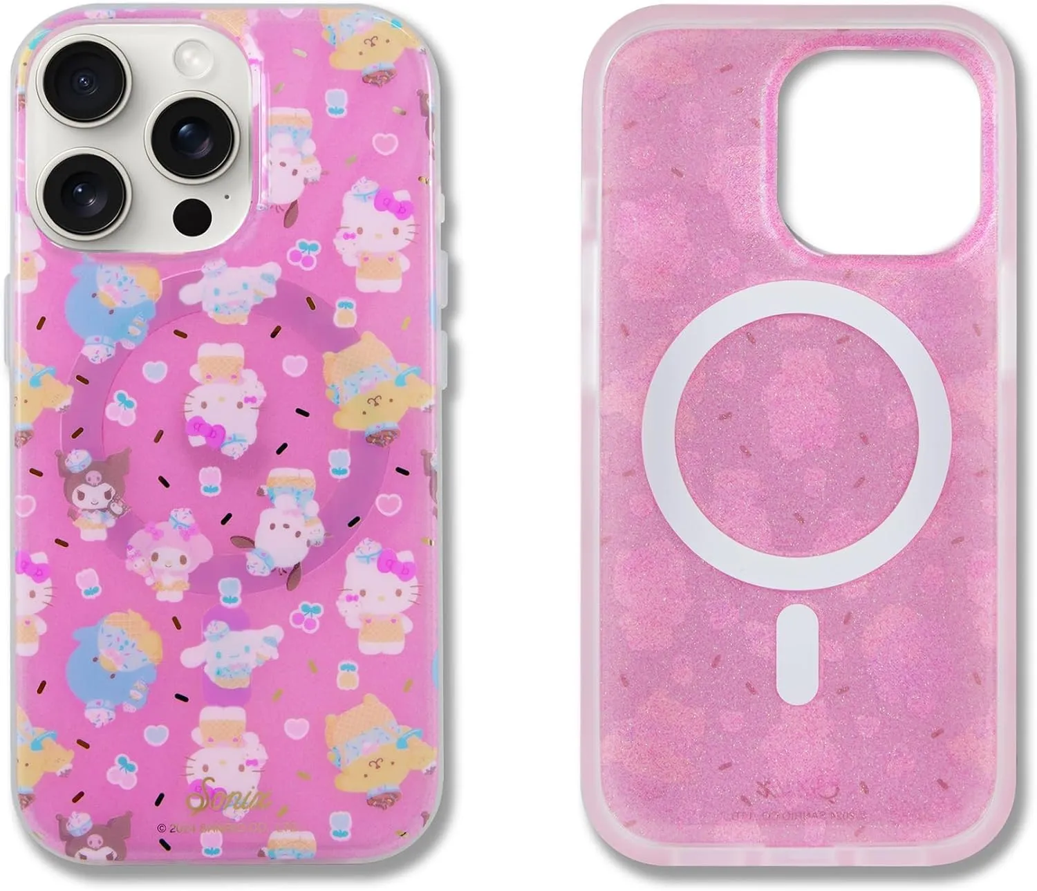 Sonix x Sanrio Phone Case for iPhone 15 Pro | Compatible with Magsafe | 10ft Drop Tested | Hello Kitty & Friends Ice Cream Parlor | iPhone 15 Pro