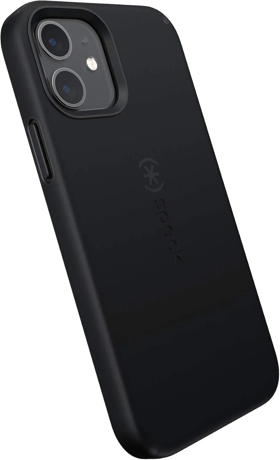 Speck iPhone 12 Case - Drop Protection Fits iPhone 12 Pro & iPhone 12 Phones - Scratch Resistant Dual Layer Case with Soft Touch Coating - Black CandyShell Pro