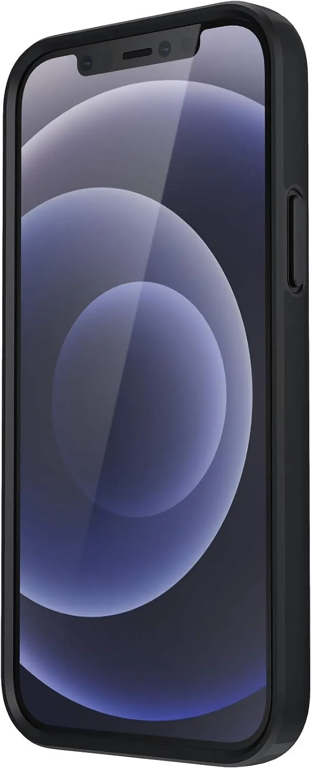 Speck iPhone 12 Case - Drop Protection Fits iPhone 12 Pro & iPhone 12 Phones - Scratch Resistant Dual Layer Case with Soft Touch Coating - Black CandyShell Pro