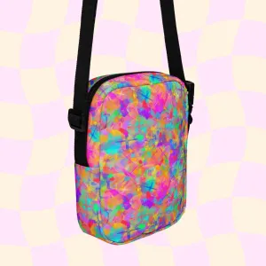 Splotches and Crosses Mini Crossbody Bag