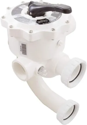 Sta-Rite 18201-0300 ABS 6-Position Multiport Valve, 2 Inch Valve Port, Union Connection Design For System 3 Mod D.E. Filters