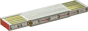 Stabila 80010 Type 600 Modular Spacing (1/16ths - Both Edges - Outside) Folding Rules