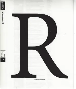 Stampin' Up! Monogram R Retired 2006