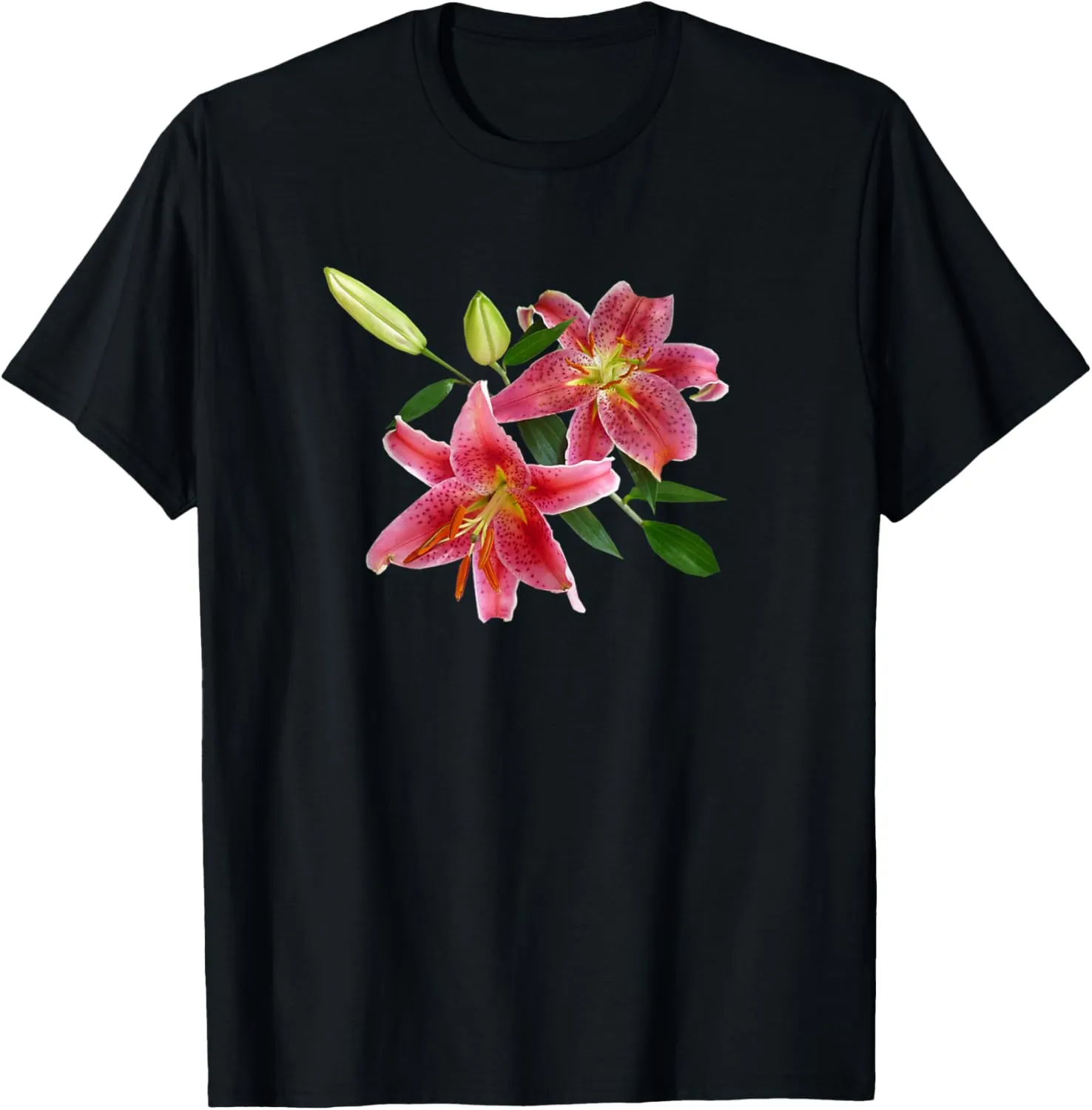 Stargazer Lily Great for Gardeners Flower Lovers Gift T-Shirt