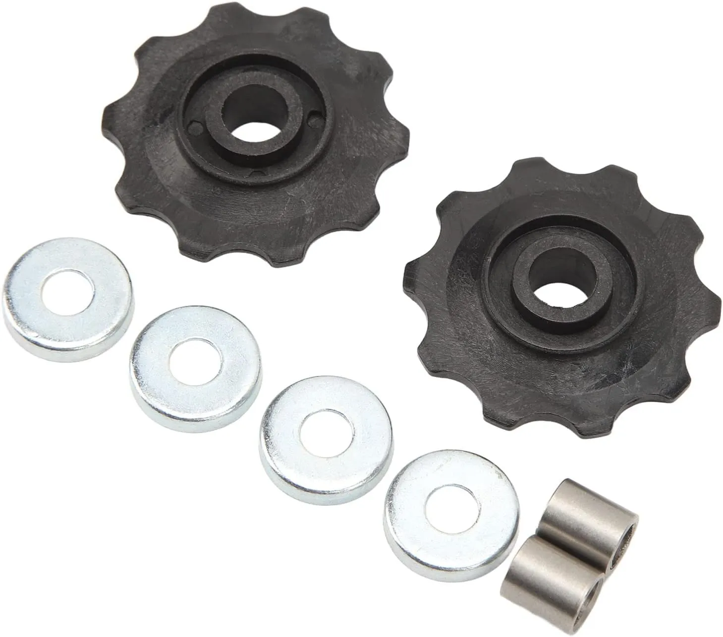 Steel Wheel Pulley Conversion Kit, Scratch Resistant, 6mm, Professional Replacement for Suntour, Improve Cycling Performance