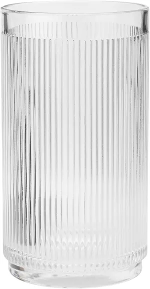 Stelton Pilastro Ribbed Glass Wine Cooler - Freezer Safe - Dishwasher Safe - Danish Design - Art Deco Tableware