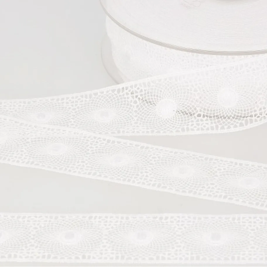 STEPHANOISE Insertion Embroid. Tulle, 30mm